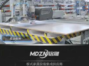 一拖二家具開料機操作視頻